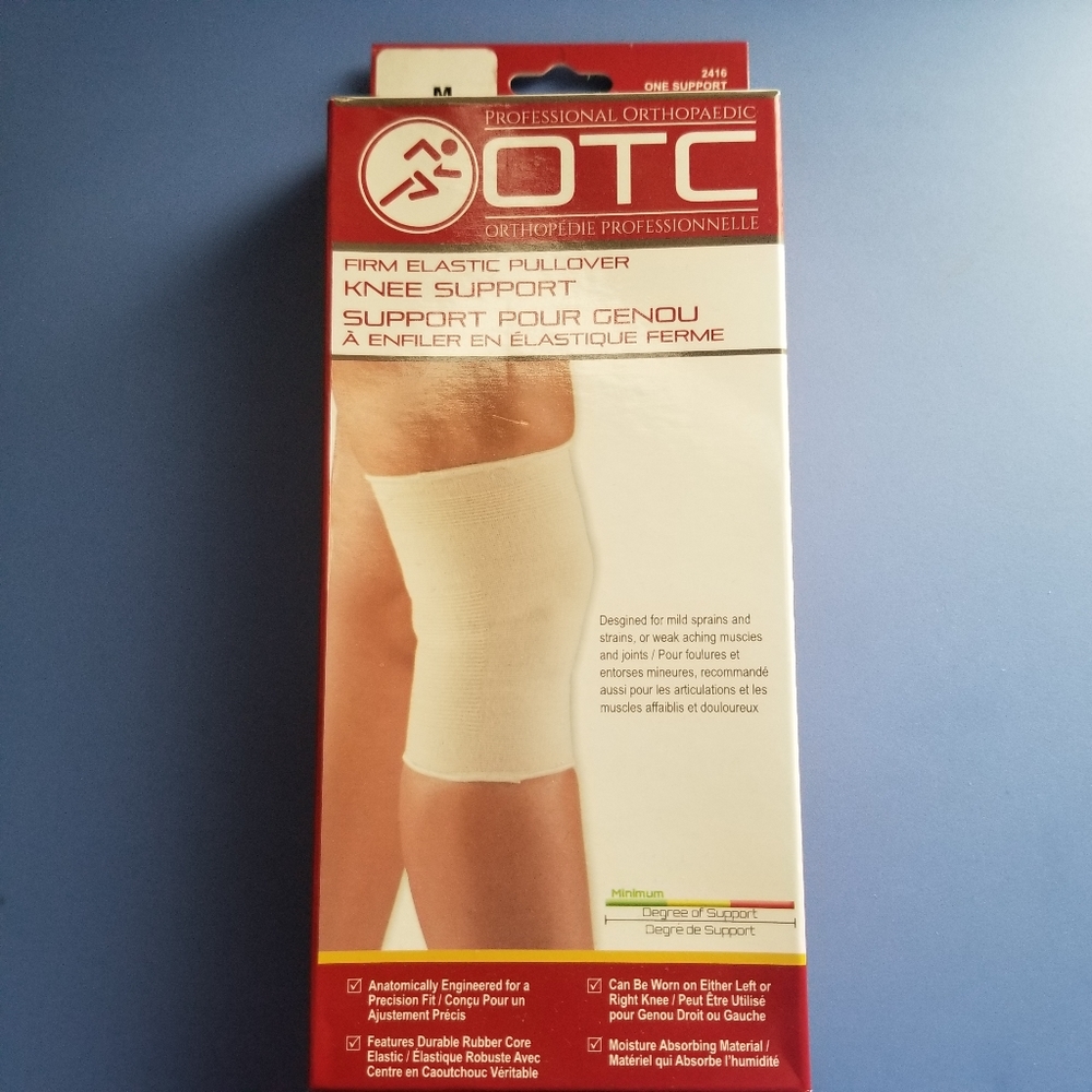 Knee Support Firm Elastic Pullover Size Medium